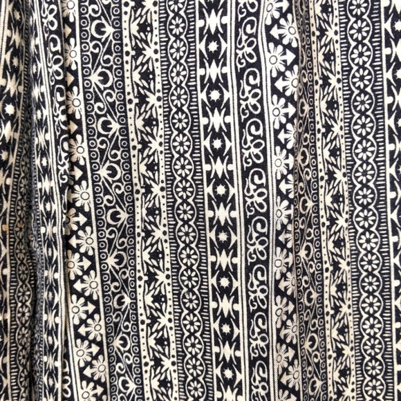 VTg 90s Boho Pattern Tapered Pants Harem esque Hippie Bohemian Small FLAW - Picture 6 of 8
